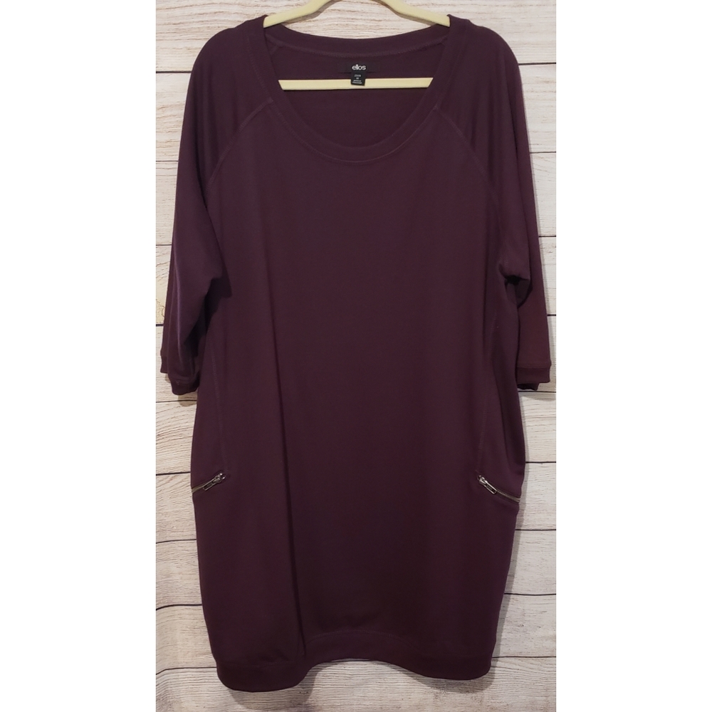 Ellos Tunic Length Sweater Dress Plus Size 22/24W